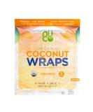 NUCO Organic Turmeric Coconut Wraps - 5 Pack (14g Each) | Healthy Gluten-Free Alternative - Buy Online on GoSupps.com