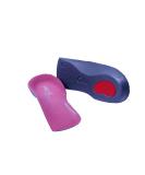Pro 11 Wellbeing Slim Fit 3/4 Orthotic Insoles with Heel Pad for Plantar Fasciitis - 1 Pair (7/8.5 UK Pink) - Buy Online on GoSupps.com
