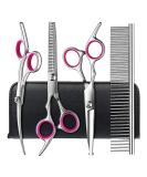 Premium Dog & Cat Fur Care Set | Stainless Steel Scissors & Grooming Cups for Happy Pets - Buy Online on GoSupps.com