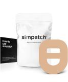 SIMPATCH  Omnipod Adhesive Patch with Strap (25-Pack)  Waterproof Adhesive, CGM Tape Beige - Buy Online on GoSupps.com