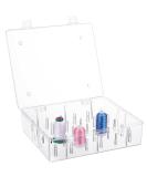 New brothread Tall & Clear Storage Box/Organizer for 30 Spools - Embroidery & Cotton Thread Holder Compatible with Isacord, Floriani, Madeira, Glide - 1X30 - Buy Online on GoSupps.com