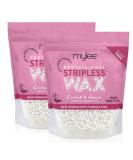 Mylee Professional Stripless Hard Wax Beads 500g Stripless Depilatory Waxing Pellets Solid Film Beans Painless Gentle Hair Removal of Full Body Face & Bikini Line (Coconut & Arnica Pack of 2) 500 g (Pack of 2) - Buy Online on GoSupps.com