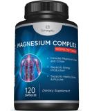 Sunergetic Premium Magnesium Citrate Capsules - 120 Capsules - Buy Online on GoSupps.com