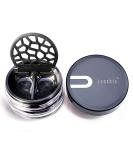 Buy Lensbix Purist Contact Lens Case - The Ideal Gift for Contact Lens Wearers | Innovative Black Design for Modern Lifestyles - Buy Online on GoSupps.com