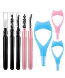 8 PCS Eyelash & Eyebrow Brush Set - Mascara Wands Comb & Shield Applicator for Lash Extensions & Makeup - Travel Friendly Makeup Brushes - Buy Online on GoSupps.com