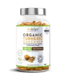Organic Turmeric Curcumin - High Strength - 1440mg Per Serving - with Organic Black Pepper & Organic Ginger - Soil Association Certified Organic - 120 Vegan Capsules - Made in UK by VitaBright 120 Count (Pack of 1) - Buy Online on GoSupps.com