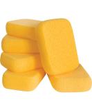 QEP 70005Q-6D 7.5 Inch x 5.5 Inch x 1.875 Inch Grouting, Cleaning and Washing Sponge, X-Large, 6-Pack, 6 Pack, Yellow, 6 Count - Buy Online on GoSupps.com