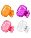 Fowecelt Toothbrush Covers Head Cap - 4Pcs Travel & Bathroom Toothbrush Cover Set in Pink - Buy Online on GoSupps.com