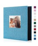 Miaikoe Photo Album 6x4 400 Pockets Slip in Large Capacity Album for Family Wedding Anniversary Linen Album Book Holds 400 Vertical 10x15cm Photos(400 Pockets Teal) 400 Pockets Teal - Buy Online on GoSupps.com