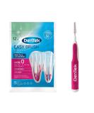 Buy 12 pc Dentek Easy Brush Interdental Brushes ISO 0 - Extra Fine for Tight Spaces Mint Flavor | Hygienic Protective Cap | Fast International Shipping - Buy Online on GoSupps.com