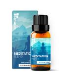 100% Natural Essential Fragrance Oil for Meditation | Aromatherapy Blend with Neroli Sandalwood Lavender & More - 10ml - Buy Online on GoSupps.com