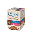 Wellness Core Tender Cuts Cat Food - Grain Free Wet Tuna Selection Mix (6 x 85g) - High Meat Content - International Shipping Available - Buy Online on GoSupps.com