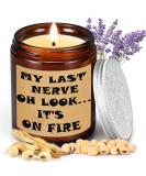 Soy Wax Lavender Scented Candle Gift for Women - Handmade Aromatherapy Candle - 200g, 50 Hours Long Lasting - Perfect Gift for Mum or Friend - Buy Online on GoSupps.com