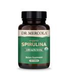 Dr. Mercola Organic Spirulina Dietary Supplement, 2,000 mg per Serving, 30 Servings (120 Tablets), Supports Normal Immune and Inflammatory Responses*, Gluten Free, USDA Organic - Buy Online on GoSupps.com