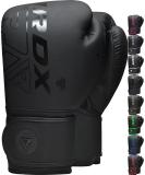 RDX Kids Boxing Gloves Sparring and Muay Thai Maya Hide Leather, Kara Patent Pending Junior Training Mitt for Kickboxing, Punching Bag, Focus Pads, MMA, Thai Pad, Double End Ball Punching Gloves BLACK 6OZ - Buy Online on GoSupps.com