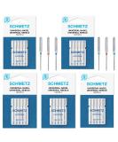 Schmetz Assorted Universal Sewing Machine Needles 70/10, 80/12, 90/14 - Pack of 25 - Buy Online on GoSupps.com