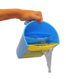 Mighty Clean Baby Shampoo Rinse Cup | Baby Bath Rinser Pail to Wash Hair and Wash Out Shampoo by Protecting Infant Eyes - Kids Bathing Without TEARS - Buy Online on GoSupps.com