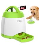 PetGeek Automatic Dog Treat Dispenser - Memory Training Toy - IQ Training Button Feeder - Remote Treat Dispenser - Green - Buy Online on GoSupps.com