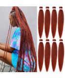 Leeven 8 Packs Brown Pre Stretched Braiding Hair Extensions 30 Inch Yaki Hot Water Setting Fiber EZ Braid Pre-stretched Braiding Hair for Box Braids Knotless Braids /30 Inch 350# 30 Inch (Pack of 8) 350# - Buy Online on GoSupps.com