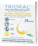 TRIORAL Lemon Rehydration Powder - Electrolyte Salts Formula for Hydration - 25 Packets - Buy Online on GoSupps.com