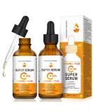 20% Vitamin C Serum with Hyaluronic Acid - Anti-Aging Dark Spot Treatment for Face & Decollete (60ML) - Boost Radiance & Hydration - Buy Online on GoSupps.com