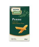 ZENB Gluten Free Pasta - 100% Yellow Pea Penne - Vegan and Coeliac Friendly - 21g Protein Per 100g - 340g (Single Box) - Buy Online on GoSupps.com