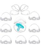 10 PCs Portable Transparent Pacifier Box | Dustproof Storage Container for Baby Pacifiers - Buy Online on GoSupps.com