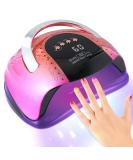 Buy Gel UV LED Nail Lamp - 268W High Power 4 Timer Settings & Auto Sensor for Professional Manicure - Buy Online on GoSupps.com