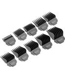 Andis Clipper Guards Set - Kaynway Professional Upgrade Magnetic Comb Guides for Andis Master Clipper 10PCS (Black) - Buy Online on GoSupps.com