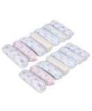 LAEMILIA Women's Disposable Maternity Underwear 14-Pack - Double-layer Cotton Crotch, Elastic Waist, Floral Print - Ideal for Travel, Hotel, Spa - 10 Multicolored - Buy Online on GoSupps.com