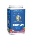Sunwarrior Warrior Blend Protein Organic Plant-Based Berry 1.65 lb (750 g) - Buy Online on GoSupps.com