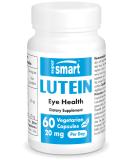 Lutein 20 mg - Vegan Eye Health Supplement with Indian Rose Extract | Antioxidant & GMO-Free | Supermart - Buy Online on GoSupps.com