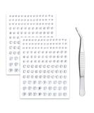 YNLJGC Face Gems Eye Jewels Rhinestones Gems Crystals Pearls Stickers Festival Diamonds for Face Makeup Euphoria Diamonds Hair Body Rhinestones Gems Jewels for Eyes Stickers Stick on Ladies Proms Decorations E:(White) - Buy Online on GoSupps.com