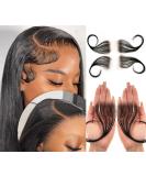 Alipearl HD Lace Baby Hair Strips for Natural Edges - 4 Pack, Reusable Swiss Lace Hairline Pieces for Women - Handmade, Invisible, Human Hair - Buy Online on GoSupps.com