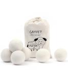 Buy 100% Organic Wool Dryer Balls 6 Pack - Natural Fabric Softener Reduce Wrinkles Lint Free & Anti-Static - Eco-Friendly Laundry Solution - Buy Online on GoSupps.com