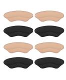 Riootlnm Heel Pads - Soft High Heel Grips for Loose Shoes Blister Relief Heel Pain Inserts (Rosy Brown/Black 4 Pairs) for Men & Women - Buy Online on GoSupps.com