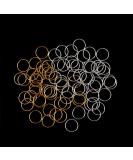 100 Pcs Hair Rings - Braid Rings Hair Loop Clips for Women - Gold & Silver Hair Accessories - Buy Online on GoSupps.com
