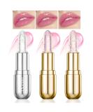 Shop Aderier 3PCS Glimmer Balm - Vegan pH Color Changing Lip Balm & Glitter Confetti | Hydrate & Plump Pink Shimmer Lipstick - International Shipping Available - Buy Online on GoSupps.com