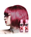 Buy 2x Crazy Color Semi-Permanent Hair Color - Ruby Rouge 100ml | Vibrant Ruby Red Hair Dye for International Shipping - Buy Online on GoSupps.com