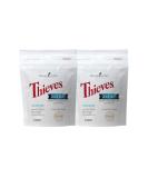 Thieves Cough Drops 30 Ct (2 Packages) - Essential Oil Infused Relief for Coughs & Sore Throat | Young Living Thieves Blend & Menthol - Buy Online on GoSupps.com