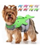 VIVAGLORY Dog Life Vest: Bright Green XS Sports Style Life Jacket for Small & Medium Dogs - Adjustable Straps, Easy On & Off - 43-51 cm Ribcage Girth - Buy Online on GoSupps.com