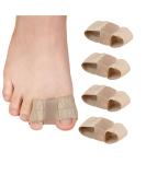 4P Gel Bunion Correctors | Toe Spacing Separators & Orthotics for Men & Women | Bunion Pain Relief | Unisex | Beige | International Shipping Available - Buy Online on GoSupps.com