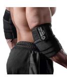 TAVIEW Elastic Elbow Bandages for Weightlifting | 120cm Compression Straps for Powerlifting Fitness & Cross-Training - Black Elbow Wraps - Buy Online on GoSupps.com