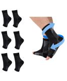 4 Pairs Plantar Fasciitis Socks - Compression Support for Neuropathy Heel Spur Relief & Ankle Pain - XXL Black - Buy Online on GoSupps.com