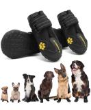 Expawlorer Anti-Slip Dog Shoes - Waterproof & Stain Resistant Paw Protectors for Outdoor Hiking - Reflective Straps, Hot Pavement & Winter Snow - Size 7 (Pack of 4) - Buy Online on GoSupps.com