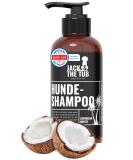 Jack & the Tub Dog Shampoo 500ml Caribbean Breeze - Black Edition dog shampoo with conditioner and fresh coconut scent - Buy Online on GoSupps.com
