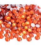Flatback Rhinestones Round Gems for Nail Art & Crafts - 1250Pcs SS20 5mm Orange Glitter Crystals for DIY Bags Clothes & Shoes - Buy Online on GoSupps.com