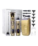 Bestauty Electric Razor Kit | 3-in-1 Cordless Hair Trimmer & Nose Trimmer | USB Rechargeable Men's Foil Shaver Set | Ideal Gifts for Him - Buy Online on GoSupps.com