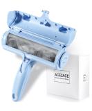 Ace2ace Reusable Animal Hair Remover Lint Roller - Perfect for Dog & Cat Hair on Sofas Carpets & More - Baby Blue - Buy Online on GoSupps.com