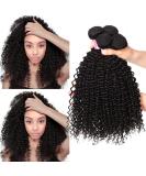 Emol Hair 9A Brazilian Curly Hair Bundles - Virgin Human Hair Weave (14-18 inch 300g) - Kinky Natural Color Remy Hair - Buy Online on GoSupps.com